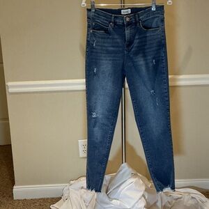 Nicole Miller Deep Blue Skinny Jeans